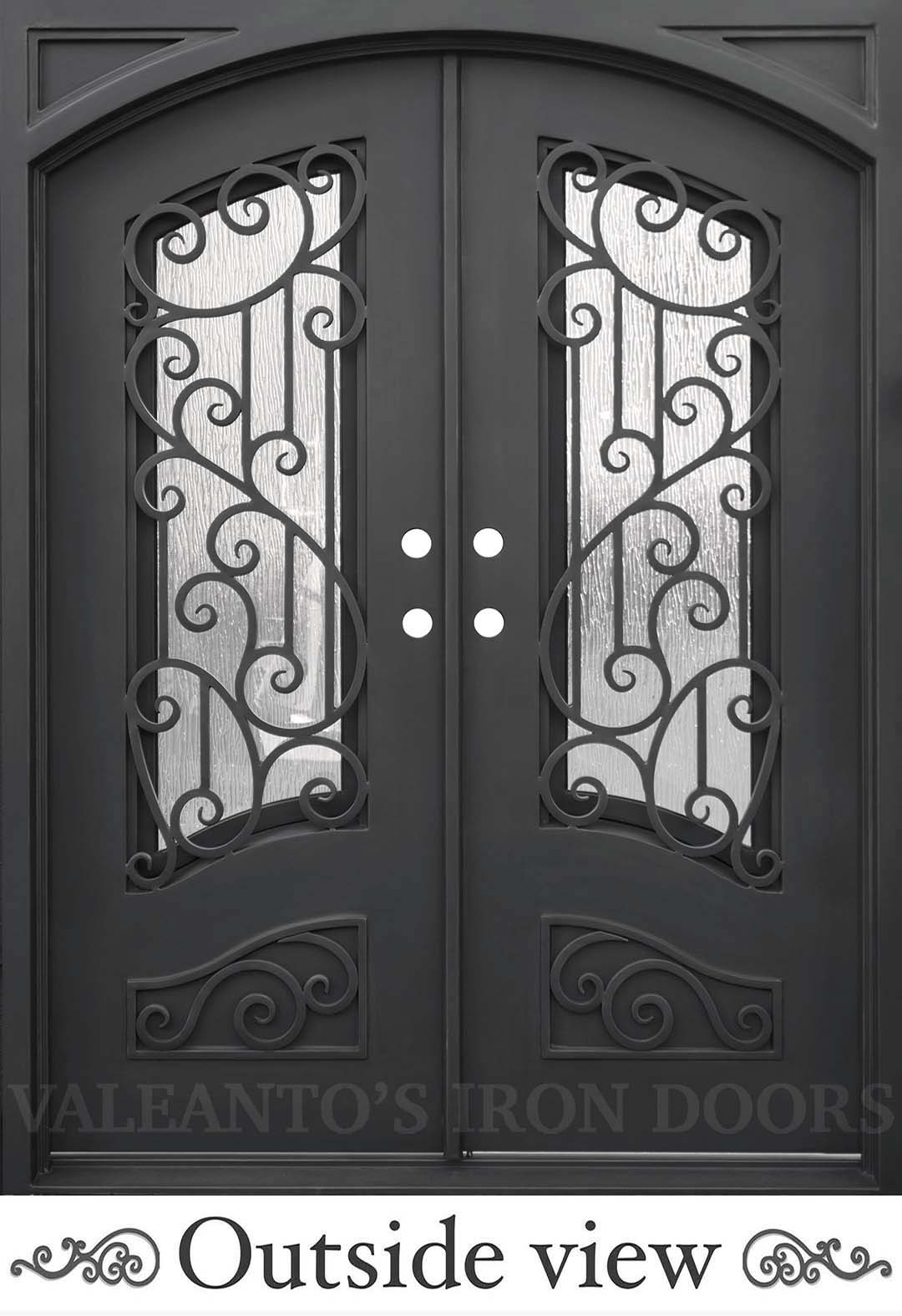 Valeanto's Wrought Iron Entry Door 238 | Valeanto's Iron Door